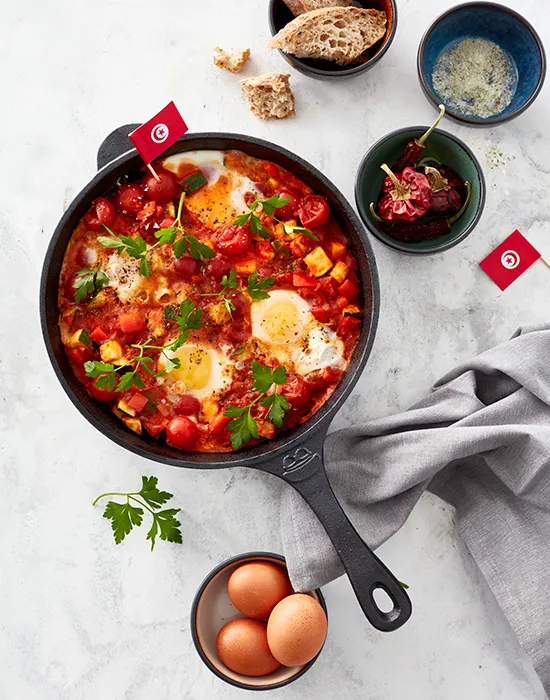 Tunesisk Shaksuka 550X700