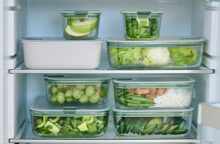 Mepal Food Storage Boxes Easyclip Organisation In The Fridge 700X460px