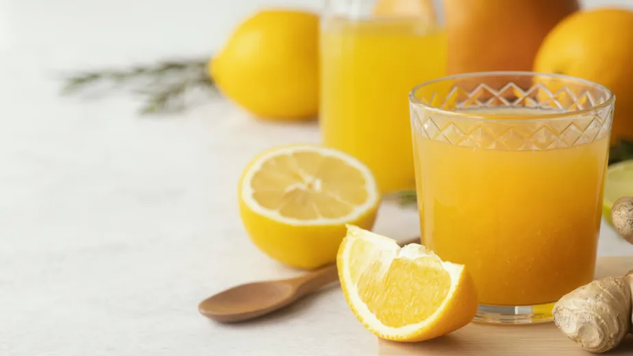 Delicious Orange Juice Glass