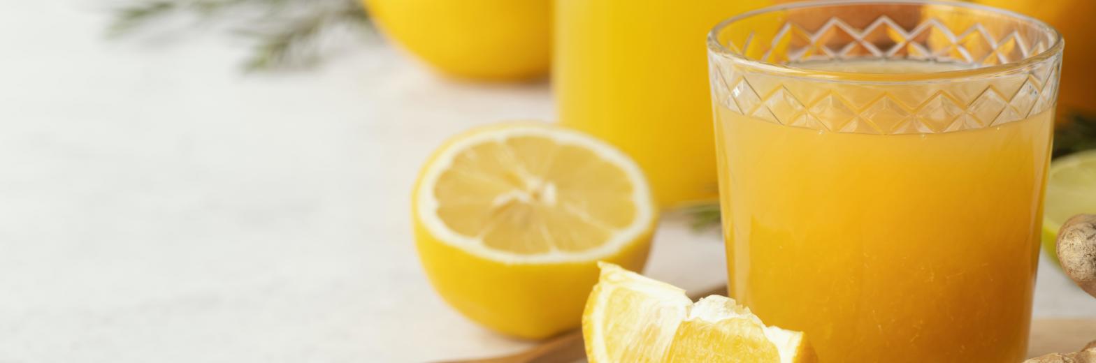 Delicious Orange Juice Glass
