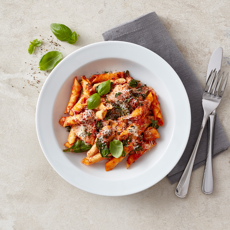 Onepot pasta i airfryer