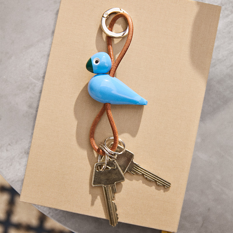 Kay Bojesen Nøglering Blå Fugl 800X800