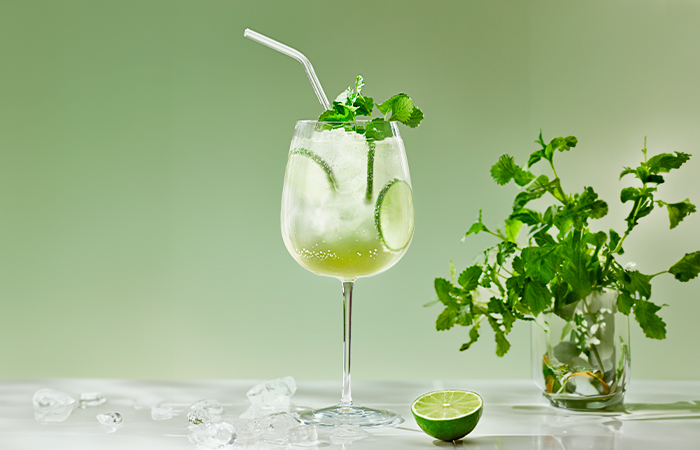 Rabarber Rosé Spritz