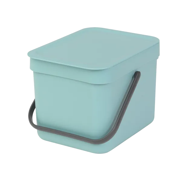 Sort Go Waste Bin 6L Mint 8710755109645