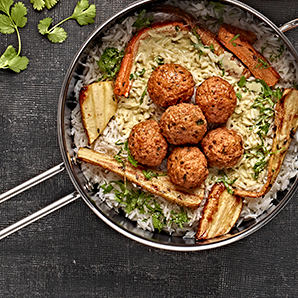 Hovedretter 298X298px Stegteboller Grønkarry