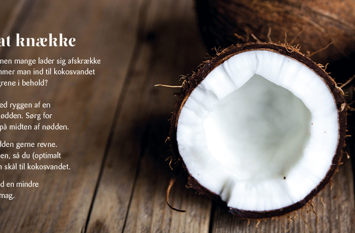 Inspiration til opskrifter med kokos